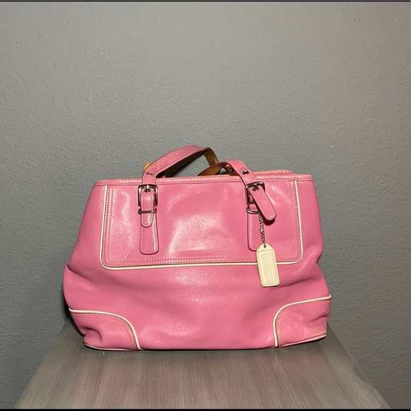 Coach Pink Handbag - Picture 1 of 6